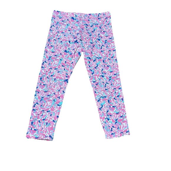 Vineyard Vines Toddler Girls 4T Whale Leggings Blue/Pink - Picture 1 of 5